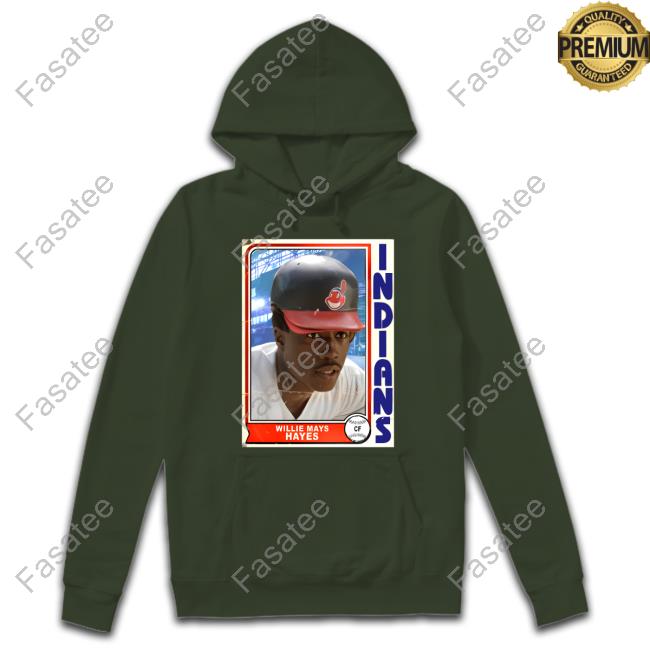 Willie Mays Hayes Indians Tee Willie Mays Hayes Indians Shirt