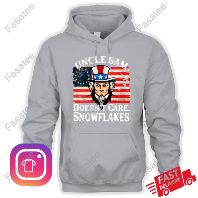 Biden Uncle Sam Doesn't Care Snowflakes Tee Shirt
