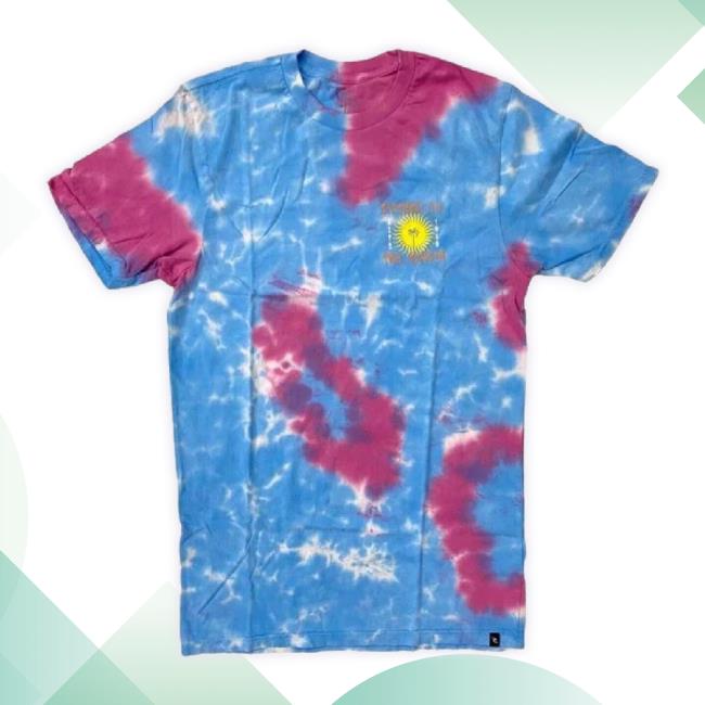 Official Rip Curl Men's Scorched Palm Retro Vintage Tie Dye Hoodie Sweatshirt