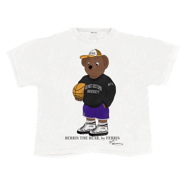 Official Do Not Disturb Clothing Store Shop Dnd By Ferris Berris The Bear Shirt 2023 White