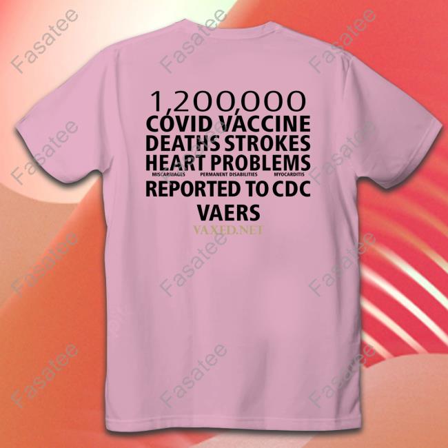Luiz 1200000 Covid Vaccine Deaths Strokes Heart Problems Reported To Cdc Vaers Shirt Luiz 1200000 Covid Vaccine Deaths Strokes Heart Problems Reported To Cdc Vaers Crewneck Sweatshirt