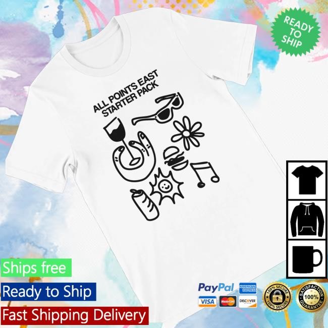 All Points East Merch Shop Store Starter Pack Shirts