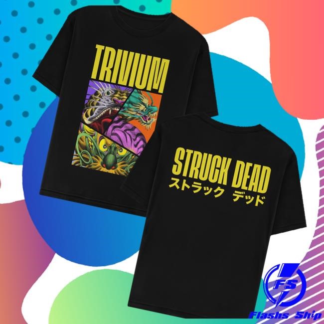 Official Struck Dead Black Tee Shirt