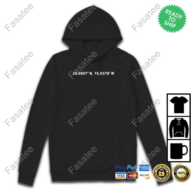 38.9897C, 76.9378W Long Sleeve T Shirt