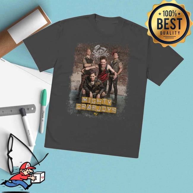 Dc Merch Store Shop Superman 2025 Movie Mighty Crabjoys Faded T-Shirt Dc Shop Superman 2025 Movie Mighty Crabjoys Faded Unisex Sweatshirt