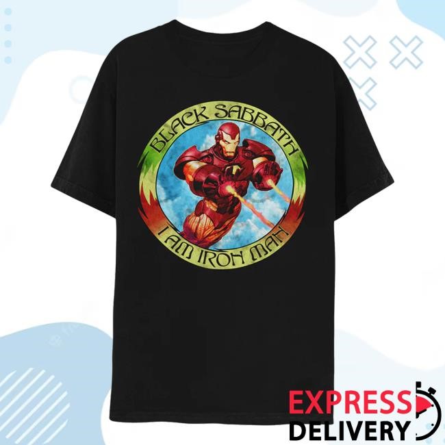 Black Sabbath Apparel Shop Iron Man Circle Tee