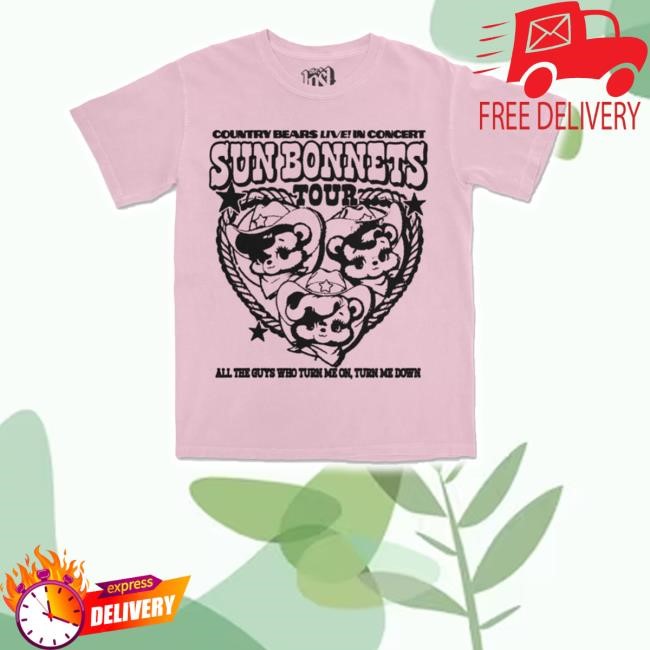 Lostbrostradingco Merch Sun Bonnets Tour Tee Shirt
