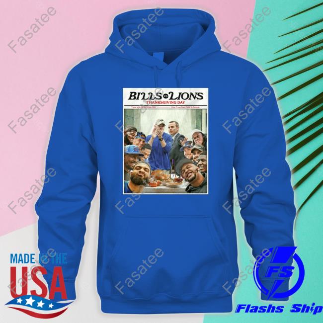 Bills Vs Lions Thanksgiving Day Tee