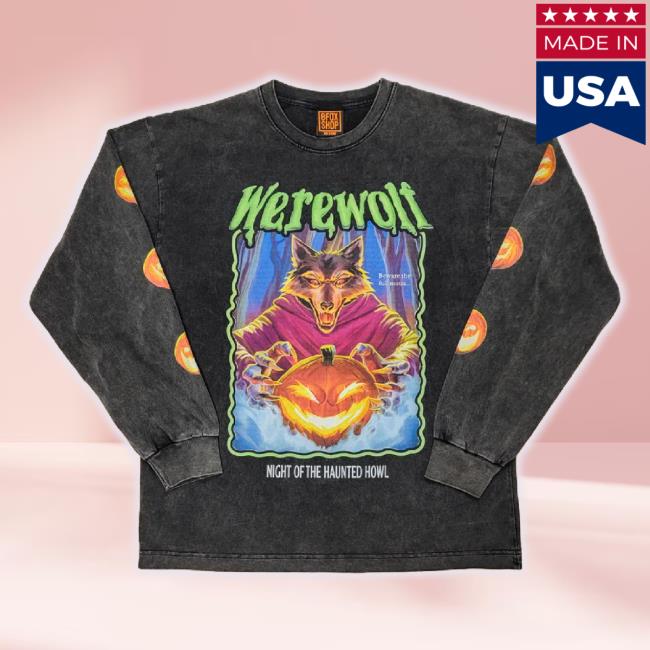 Original 0Fox Shop Merch Store Haunted Howl Shirt 0Foxshop