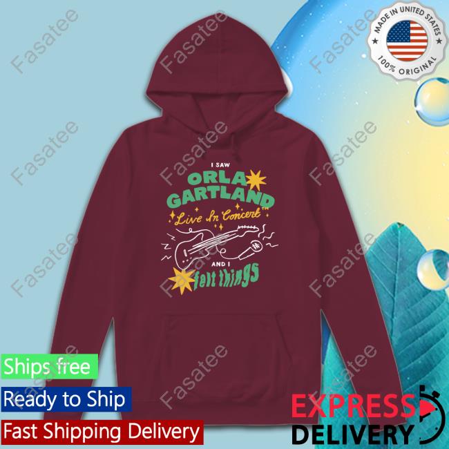 Orla Gartland Merch I Saw Orla Gartland Live In Concert And I Felt Things T Shirt Orla Gartland Store I Saw Orla Gartland Live In Concert And I Felt Things Official Shirt
