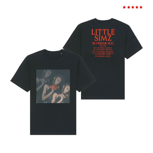 Original Little Simz Merch Store Little Simz Photo Repeat 2023 Tour Sweater (Black) Littlesimz Shop