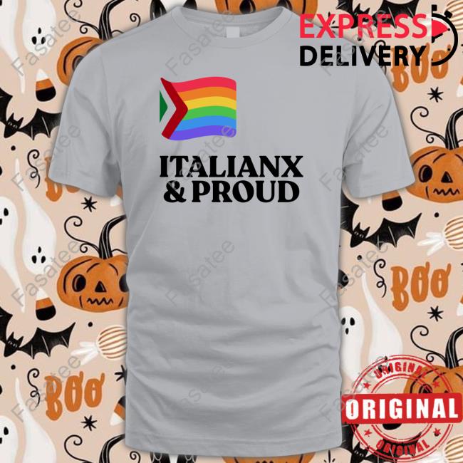 Pandershirts Shop Italianx & Proud Tee Shirt