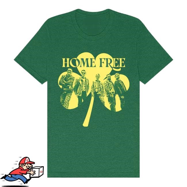 Home Free Music Merch Shop Store Official Shamrock Long Sleeve T Shirt Home Free Music Shamrock Shirts