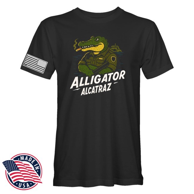 Hodgetwins Store Alligator Alcatraz Zip Hoodie