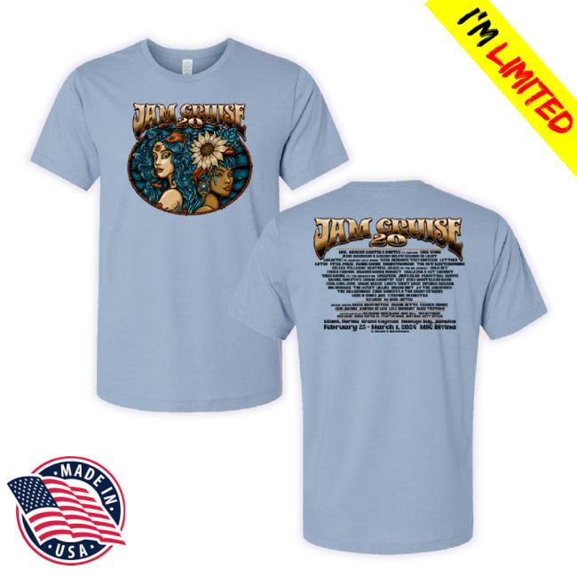Official Cloud 9 Adventures Merch Store Jam Cruise 20 Lineup Hoodie Cloud9adventures Shop