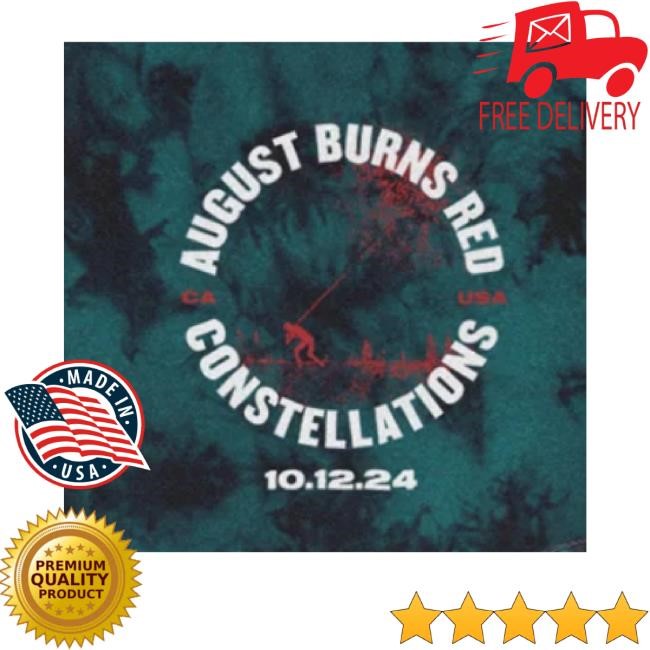 August Burns Red Official Store Constellations Mayhem Fest Tie Dye Sweater August Burns Red Constellations Mayhem Fest Tie Dye Unisex Sweatshirt