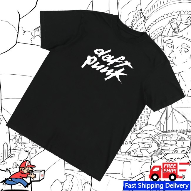 Trending Daft Punk Merch Black Daft Punk Logo T-Shirt, Hoodie, Tank Top, Sweater And Long Sleeve T-Shirt