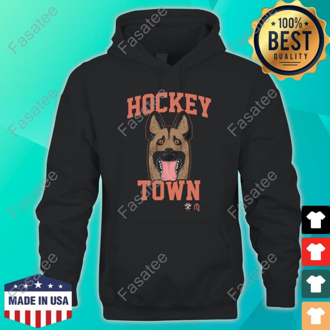 Athletelogos Shop Hockey Town Dog Mask T Shirt