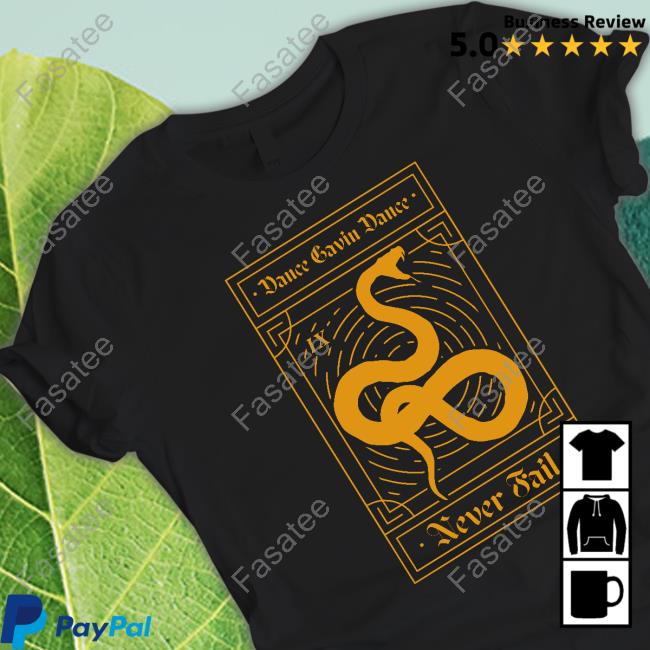 Dgdtheband Dance Gavin Dance Never Fail Snake Tarot Shirt