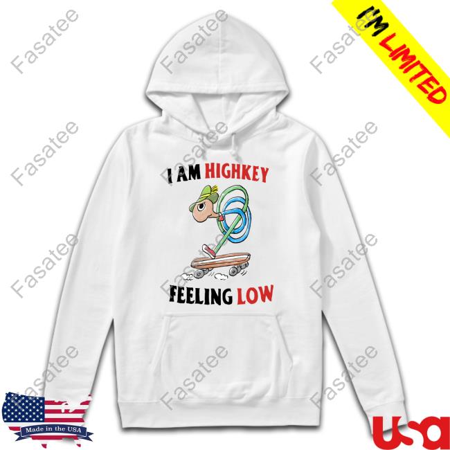 Justinsshirt Store I Am Highkey Feeling Low Hoodie Jmcgg