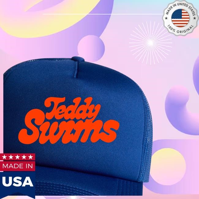 Teddy Swims Swims Logo Trucker Hats Teddy Swims Merch Shop Store Swims Logo Trucker Cap