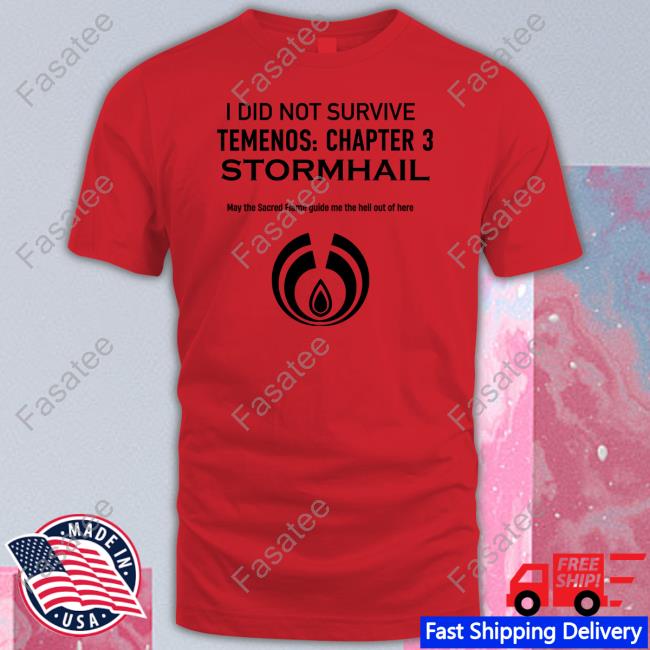 I Did Not Survive Temenos Chapter 3 Stormhail Tee Shirt