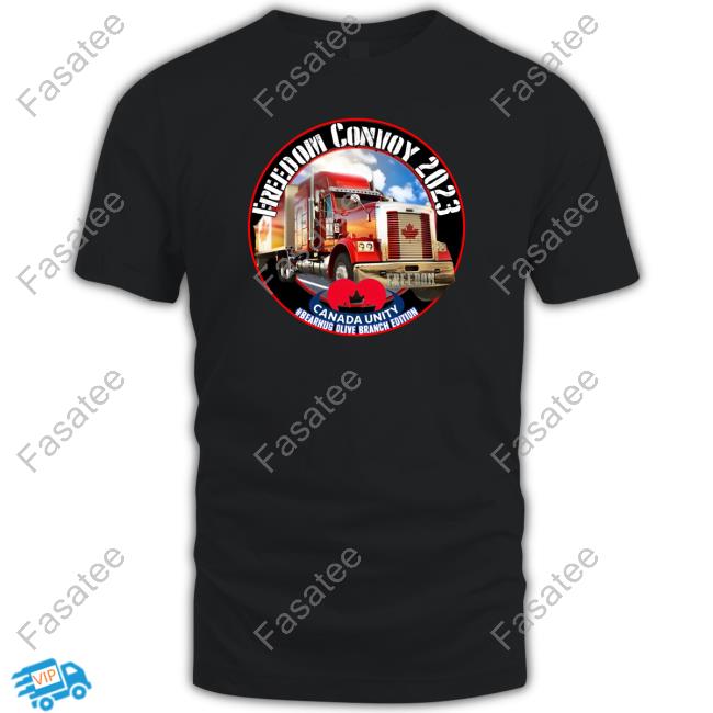 Convoywatch Freedom Convoy 2023 Canada Unity Bearhug Olive Branch Edition Sweatshirt