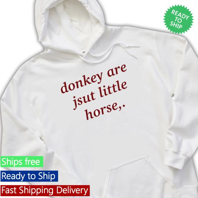 Premium Donkey Are Just Little Horse Shirt