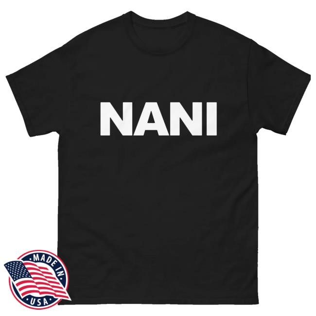 Icy Saweetie Merch Nani Black t-shirt, hoodie, tank top, sweater and long sleeve t-shirt