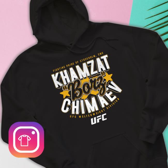Trending Fc Khamzat Borz Chimaev Script Sweaters