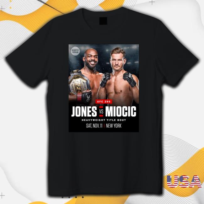 Official Jones Vs Miocic Heavyweight Title Bout Hoodie