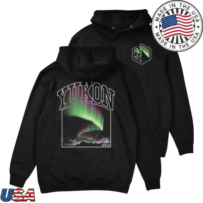 Limited Yukonbuilt Merch Store Northern Lights Pullover T-Shirt