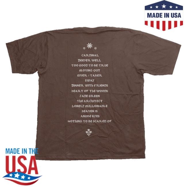 Kacey Musgraves Merch Store Deeper Well Tracklist Crewneck Sweatshirt