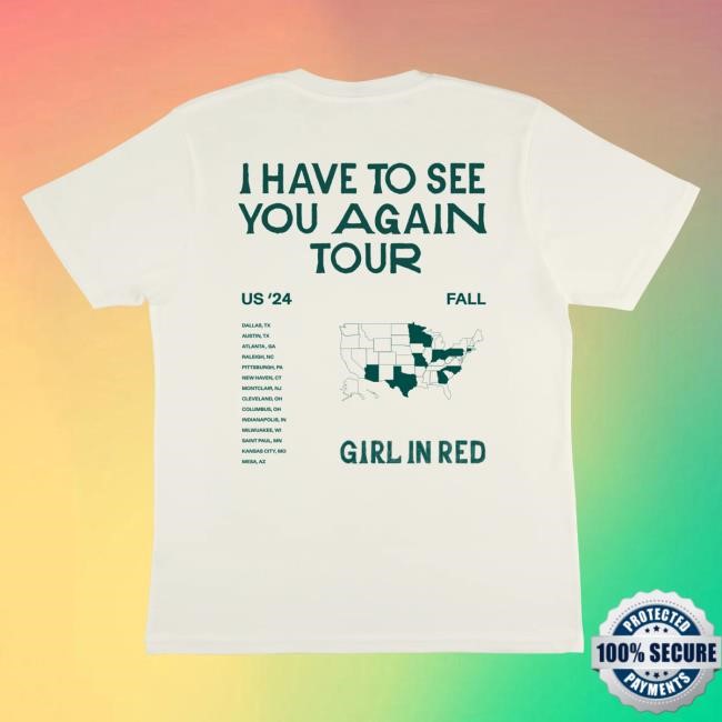 Girl In Red Official Merch Ihtsya 2024 Natural Itin Hoodie Sweatshirt