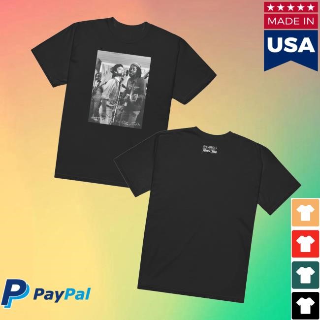 Peter Tosh Merch Store Shop Peter Tosh X Mick Jagger Walk & Don't Look Back Hoodie Sweatshirt