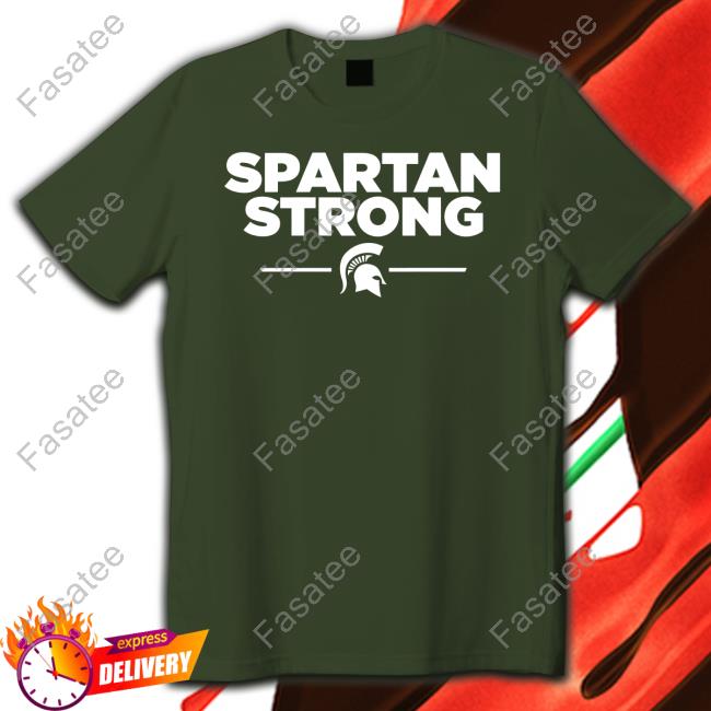 Michigan State University Spartan Strong Fundraiser Hoodie Sweatshirt
