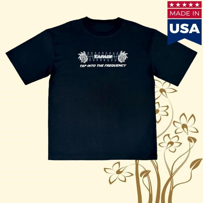 Trending Tafari World Merch Frequency Tee Shirt Black
