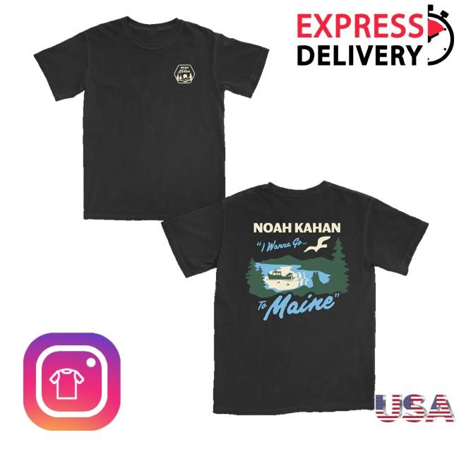 Noah Kahan Merch Store Shop Maine Fishing Shirt