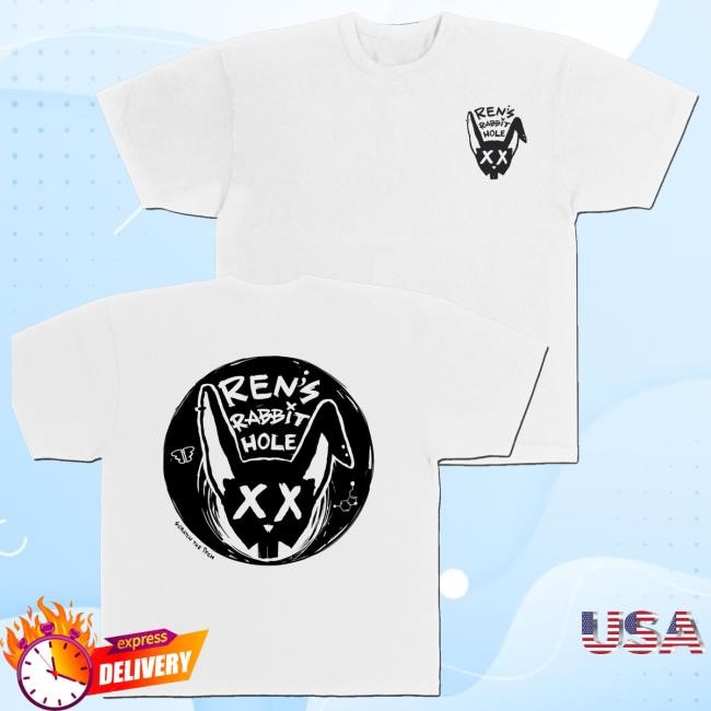 Official Ren Merch Ren Rabbit Hole White Long Sleeve Shirt Official Ren Merch Ren Rabbit Hole White T-Shirt