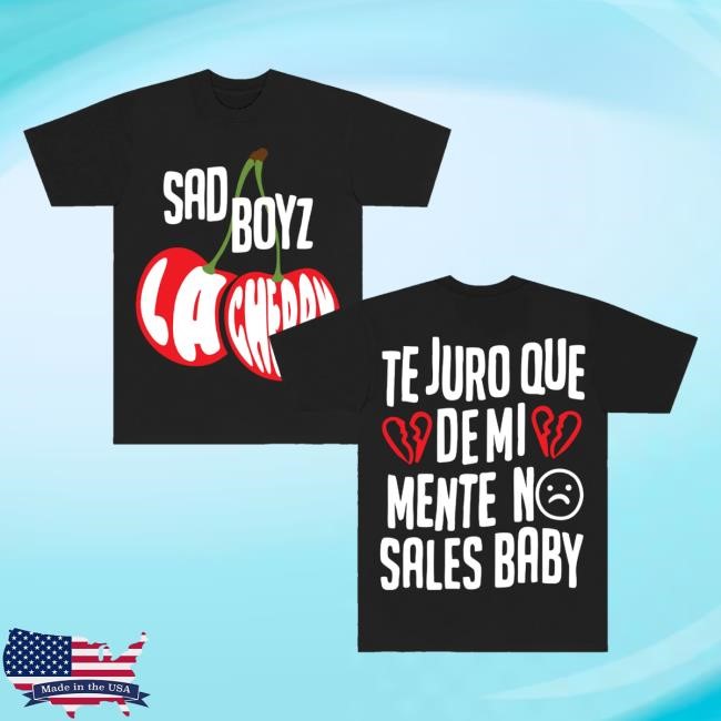Trending Sad Boyz Merch Store Shop La Cherry Shirts Black