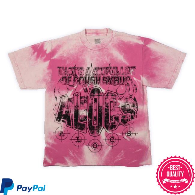 Official Coughsyrup Shop That's A Awful Lot Of Cough Syrup Cloud TankTop Pink
