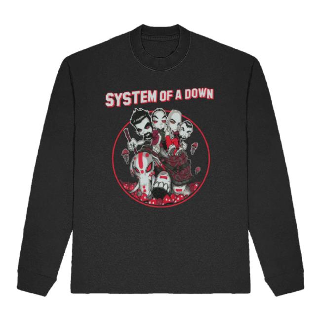 Original System Of A Down Merch Store System Of A Down Mushroom People Sweater Systemofadown Shop