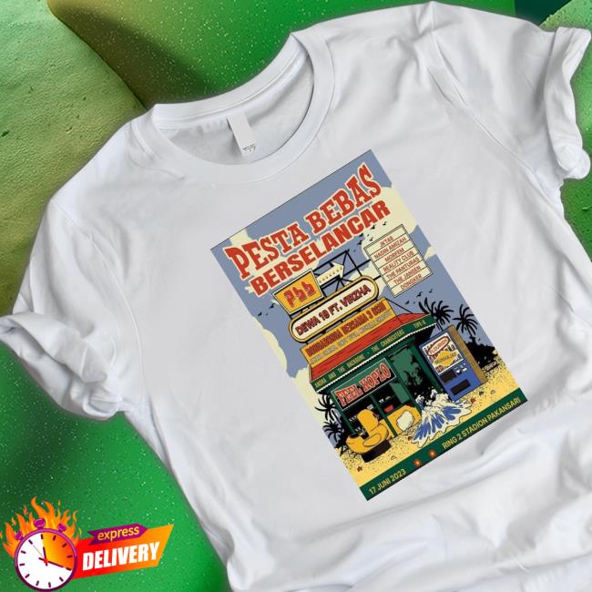Design Poster Pesta Bebas Berselancar Ring 2 Stadion Pakansari June 17 2023 shirt, hoodie, tank top, sweater and long sleeve t-shirt