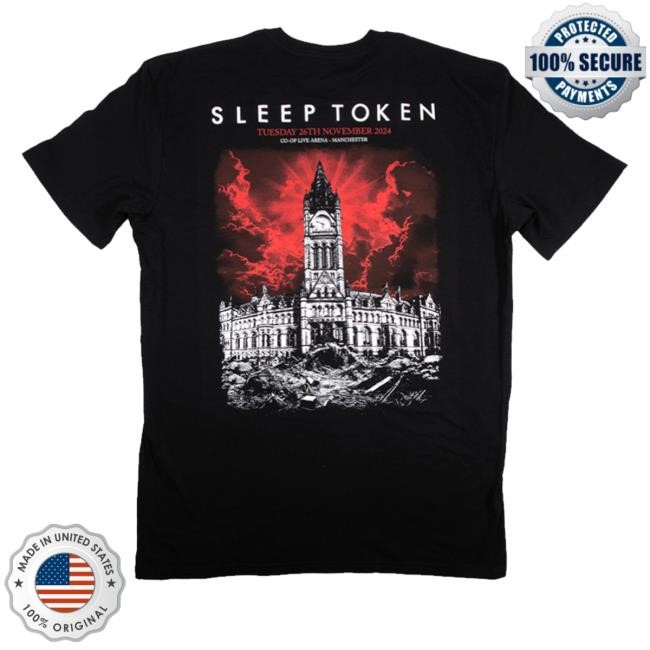 Sleep Token Store Shop Merch Official Manchester 26-11-24 Exclusive New Shirt