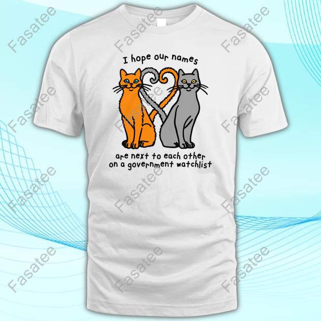 Goodshirts I Hope Our Names Are Next To Each Other On A Government Watchlist Hoodie Shirts That Go Hard