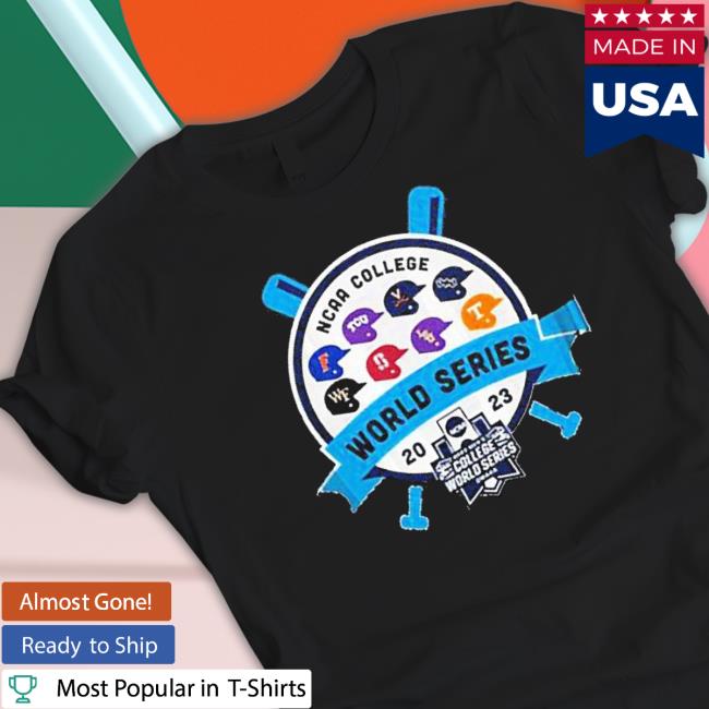 2023 College World Series Cws 8 Team Tcu Wake Forest Florida Lsu Virginia Tennessee Oru Shirt