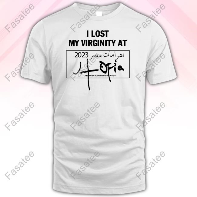 Travisscott I Lost My Virginity At 2023 Livestream Transmitting From Egypt Sweatshirt