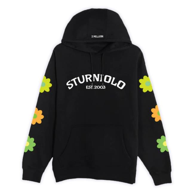 Official Sturniolo Clothing Merch Store Flower Tee - Black Sturnioloclothing Shop