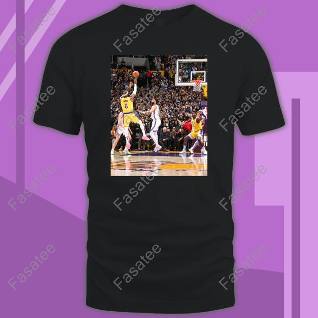 Nba Lebron James Photo History T Shirt