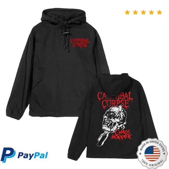 Trending Cannibal Corpse Merch Store Ice Pick Skull Anorak Jacket (Black) Long Sleeve Tee Cannibalcorpse Shop